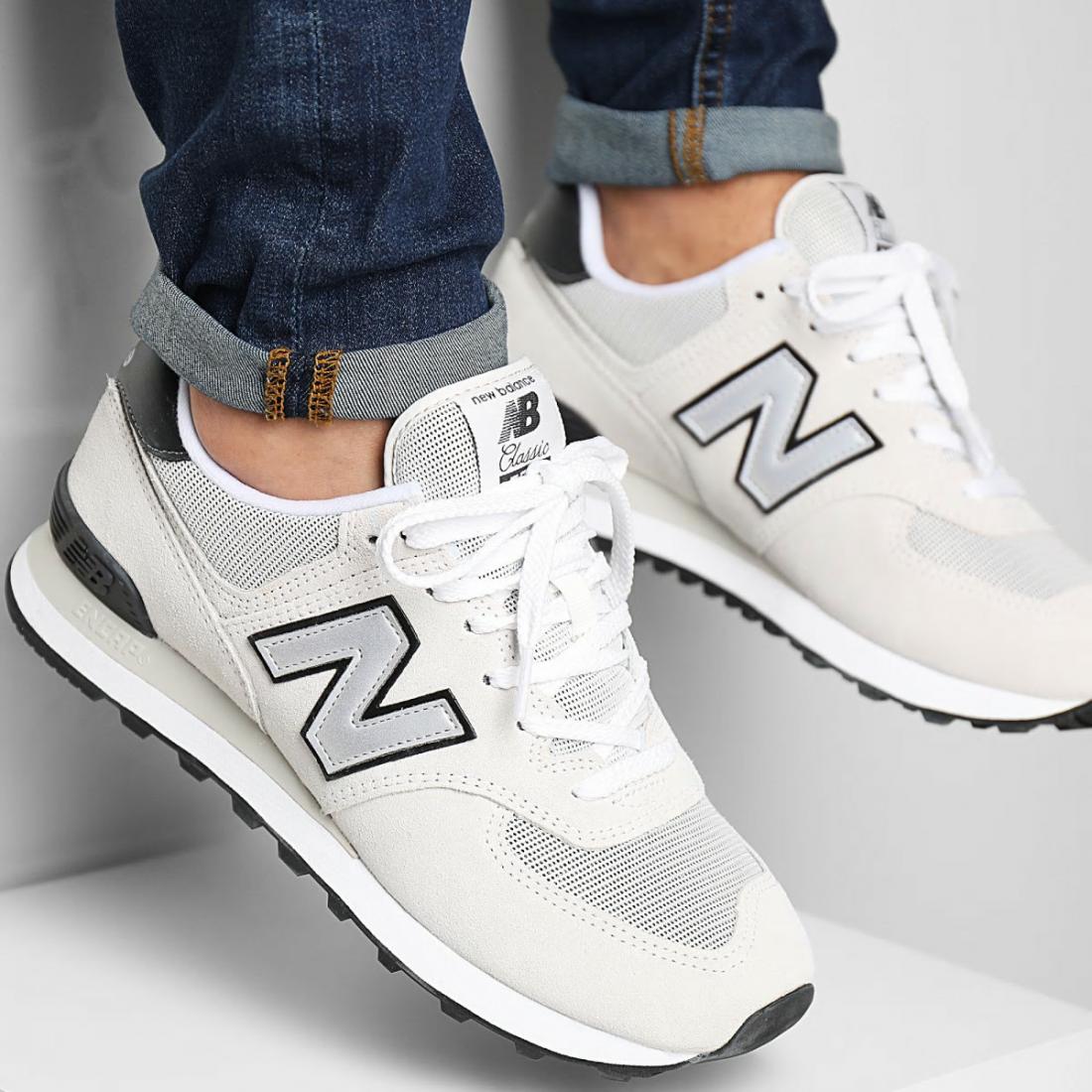 alleen afstand Wreedheid Homme New Balance Baskets Lifestyle 574 Ml574bh2 Grey Gris | Baskets Basses  · Bflyevents